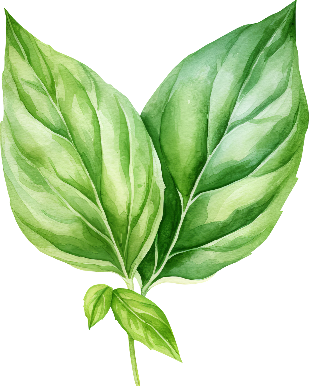 Basil leaf clipart